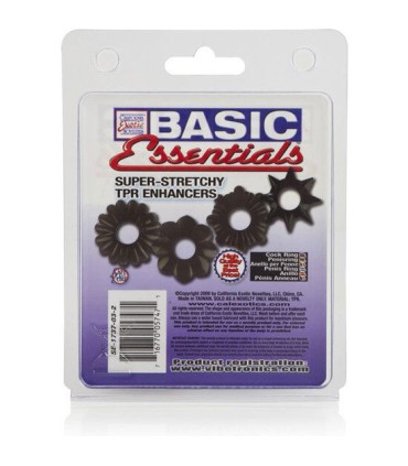 CALEXOTICS BASIC SET 4 ANILLAS PENE TPR