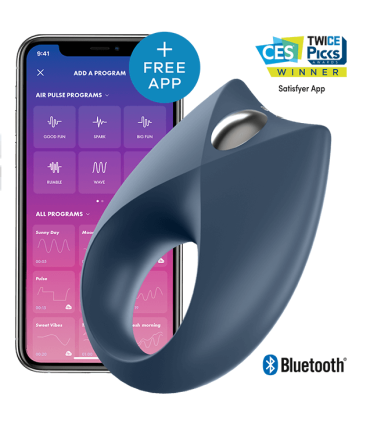 SATISFYER POWERFUL ROYAL ONE ANILLO VIBRADOR APP