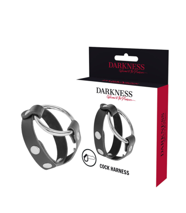 DARKNESS ANILLO PARA PENE Y TESTICULOS BDSM
