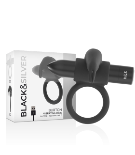 BLACKSILVER BURTON ANILLO 10 MODOS VIBRACION NEGRO