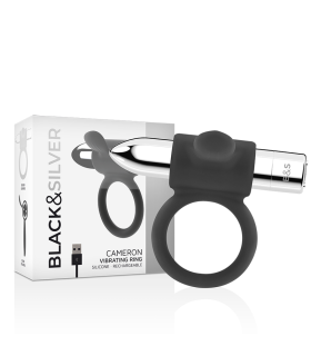 BLACKSILVER CAMERON ANILLO RECARGABLE SILVER