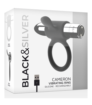 BLACKSILVER CAMERON ANILLO RECARGABLE SILVER