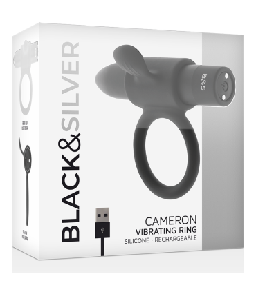 BLACKSILVER CAMERON ANILLO RECARGABLE NEGRO