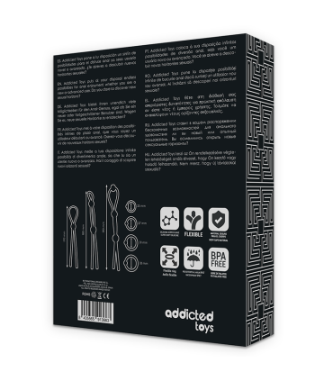 ADDICTED TOYS KIT DE 7 ANILLAS SILICONA FLEXIBLE