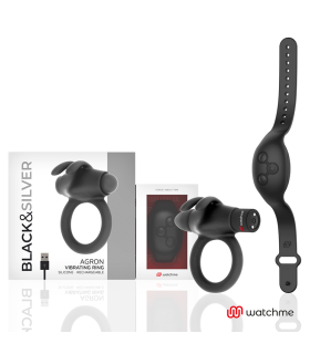 BLACKSILVER AGRON REMOTE CONTROL COCKRING WATCHME