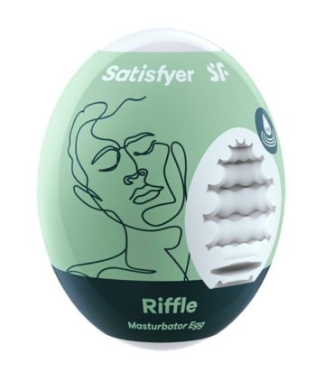 SATISFYER RIFFLE HUEVO MASTUBADOR