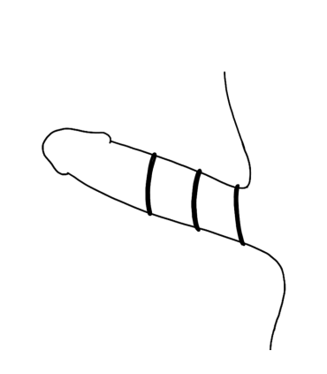 OHMAMA SET 3 ANILLOS DE SILICONA NEGRO