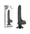 BASECOCK - VIBRADOR REALÍSTICO 2-1 NATURAL 18.5 CM -O- 4 CM