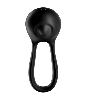 SATISFYER MAJESTIC DUO ANILLO VIBRADOR NEGRO