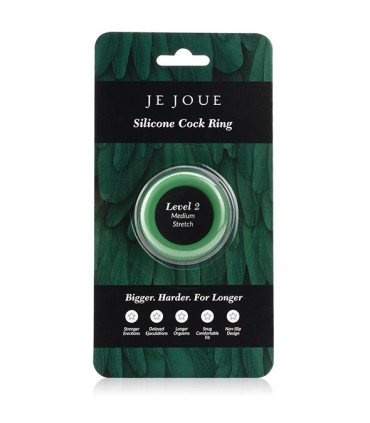 JE JOUE ANILLO SILICONA VERDE ESTRANGULAMIENTO MEDIO