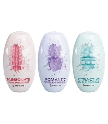 PRETTY LOVE HUEVO MASTURBADOR DOBLE CARA 15 UDS