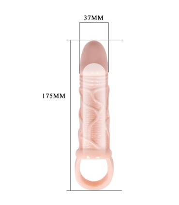 BAILE FUNDA EXTENSORA PENE CON STRAP PARA TESTICULOS 135 CM