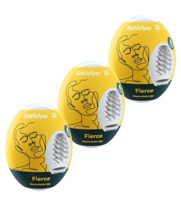 SATISFYER 3 HUEVOS MASTURBADORES FIERCE