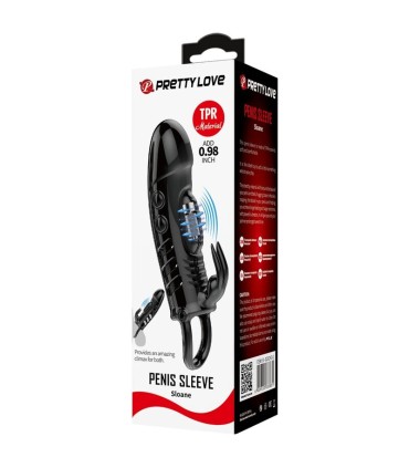 PRETTY LOVE SLOANE FUNDA PENE RABBIT NEGRO