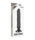 BASECOCK VIBRADOR REALISTICO 2 1 NATURAL NEGRO 20 CM O 4 CM