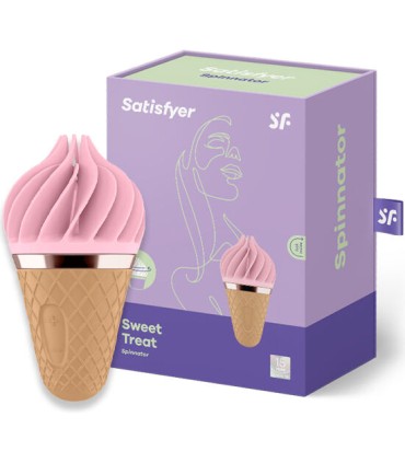 SATISFYER SWEET TREAT SPINNATOR MARRON ROSA