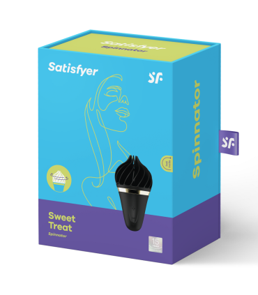 SATISFYER SWEET TREAT SPINNATOR NEGRO