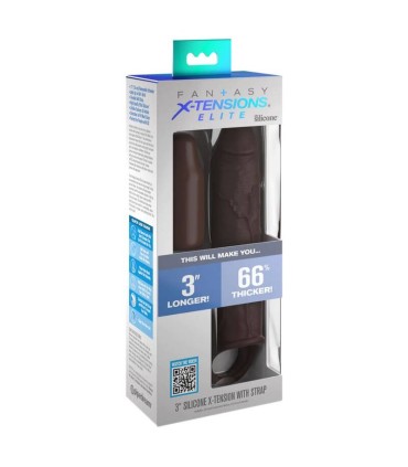 FANTASY X TENSIONS PIPEDREAMS EXTENSION W STRAP 1778 CM BROWN