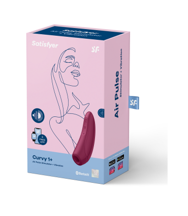 SATISFYER CURVY 1 ROJO ROSADO