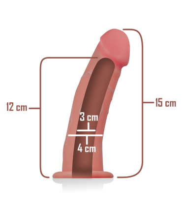 INTENSE ARNES HUECO CON DILDO 16 X 3 CM