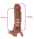 INTENSE ARNES HUECO CON DILDO SILICONA 16 X 35 CM