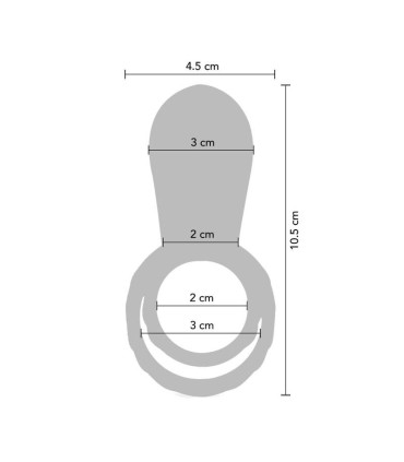 XOCOON ANILLO VIBRADOR PARA PAREJAS FUCSIA