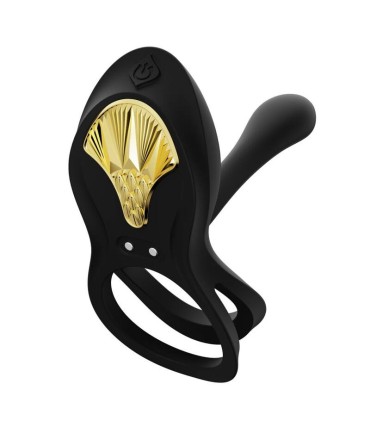 ZALO BAYEK ANILLO VIBRADOR CONTROL REMOTO PAREJAS NEGRO