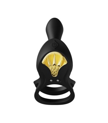 ZALO BAYEK ANILLO VIBRADOR CONTROL REMOTO PAREJAS NEGRO