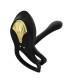 ZALO BAYEK ANILLO VIBRADOR CONTROL REMOTO PAREJAS NEGRO
