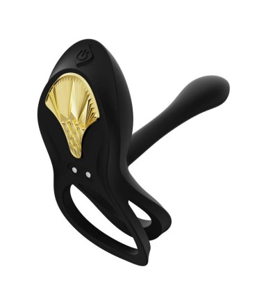 ZALO BAYEK ANILLO VIBRADOR CONTROL REMOTO PAREJAS NEGRO