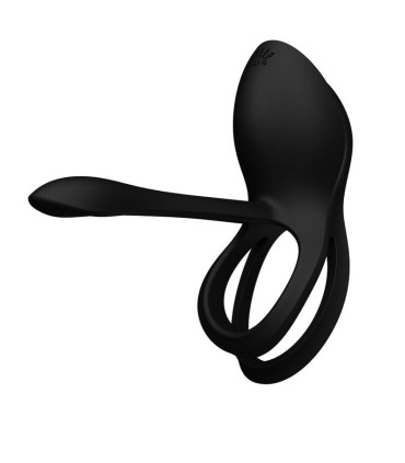 ZALO BAYEK ANILLO VIBRADOR CONTROL REMOTO PAREJAS NEGRO