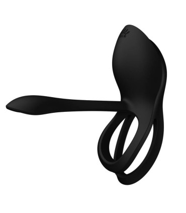 ZALO BAYEK ANILLO VIBRADOR CONTROL REMOTO PAREJAS NEGRO