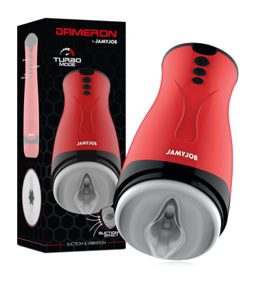 JAMYJOB MASTURBADOR DE SUCCION Y VIBRACION DAMERON