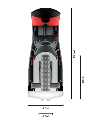 JAMYJOB MASTURBADOR DE SUCCION Y VIBRACION DAMERON
