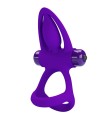 PRETTY LOVE - ANILLO VIBRADOR 10 VIBRACIONES SILICONA VIOLETA