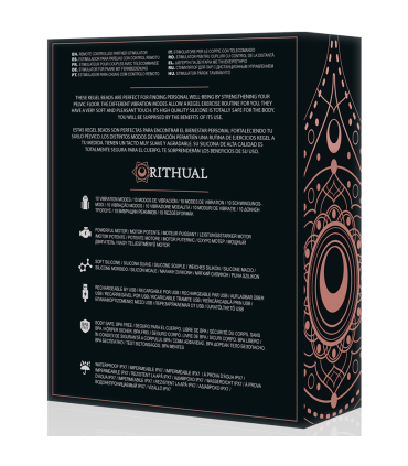 RITUAL NISHA BOLAS KEGEL RECARGABLES VIBRADORAS NEGRO