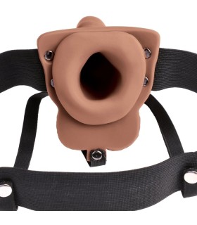 FETISH FANTASY SERIES ARNES AJUSTABLE PENE REALISTICO CON TESTICULOS RECARGABLE Y VIBRADOR 15 CM