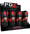 PDX ELITE - SET MASTURBADOR STROKER 12 UNIDADES: 6X VAGINA, 3X ANO, 3X BOCA