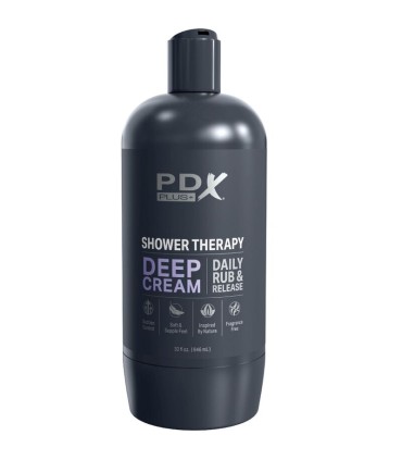 PDX PLUS MASTURBADOR STROKER DISENO DISCRETO DE BOTE CHAMPU DEEP CREAM