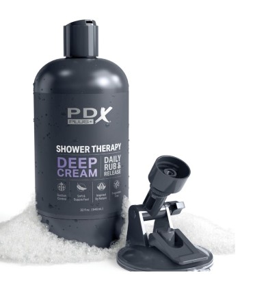 PDX PLUS MASTURBADOR STROKER DISENO DISCRETO DE BOTE CHAMPU DEEP CREAM