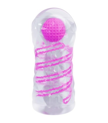 PRETTY LOVE MASTURBADOR MASCULINO FANTASY ESPIRAL INTERNA Y BOLAS TRANSPARENTE