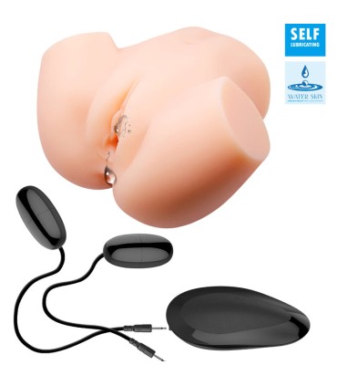 CRAZY BULL VAGINA Y ANO REALISTICOS DOBLE VIBRACION