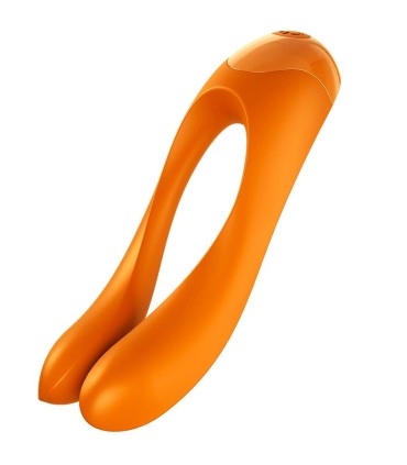 SATISFYER CANDY CANE VIBRADOR DEDO NARANJA