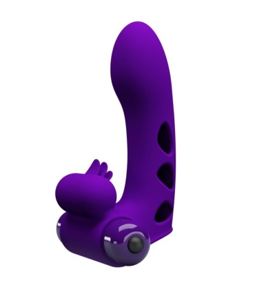 PRETTY LOVE ORLANDO FUNDA DE DEDO VIBRADOR MORADO