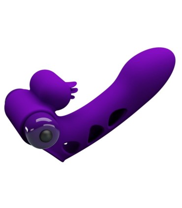 PRETTY LOVE ORLANDO FUNDA DE DEDO VIBRADOR MORADO
