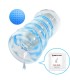 PRETTY LOVE MASTURBADOR PEQUENO CON ESPIRALES AZUL