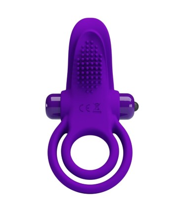 PRETTY LOVE ANILLO VIBRADOR PARA PENE MORADO