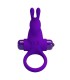PRETTY LOVE ANILLO VIBRADOR I CONEJO PARA PENE MORADO
