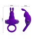 PRETTY LOVE ANILLO VIBRADOR I CONEJO PARA PENE MORADO