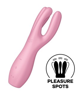 SATISFYER THREESOME 3 VIBRADOR ROSA